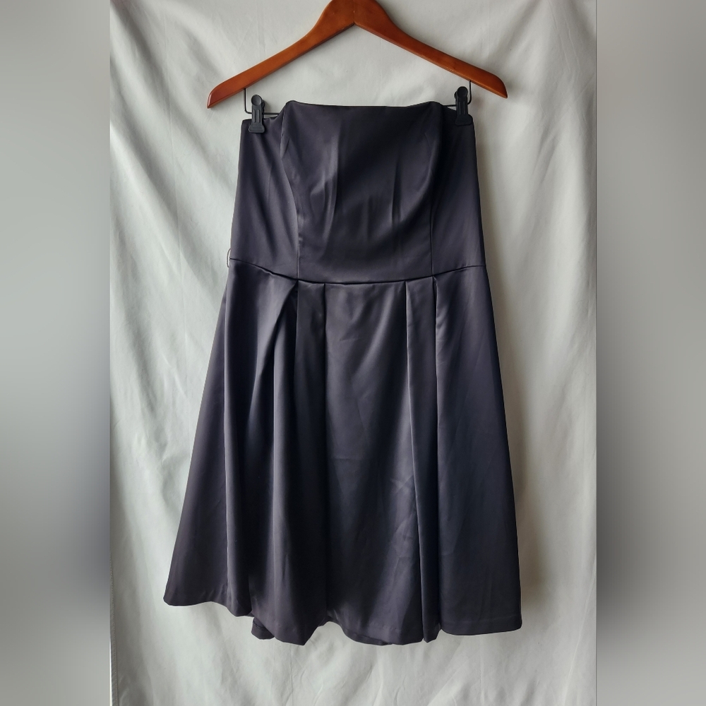 Jolie Black Strapless Short Party Dress Size 14 New With Tags